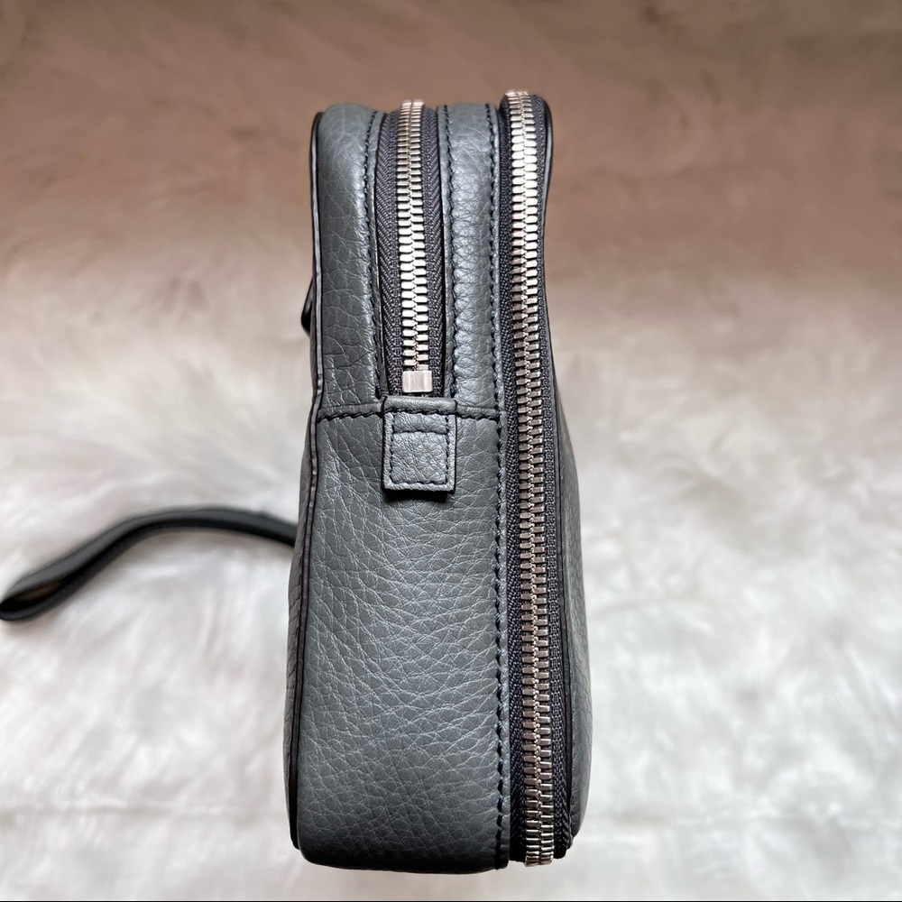 New! GUCCI Soho GG Logo Calfskin Logo Bag - Picture 6 of 14